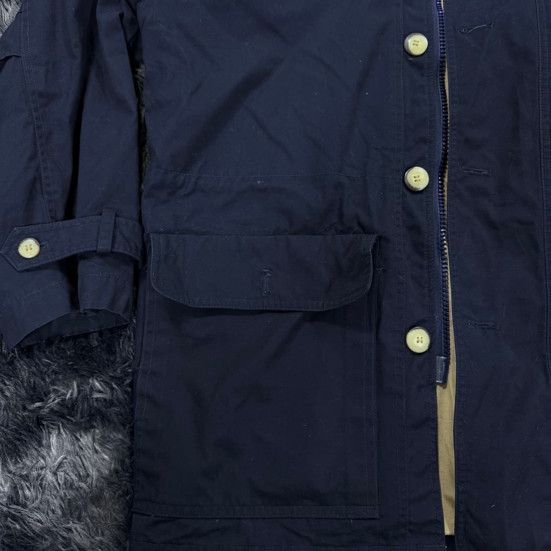 투티/0115 crescent max 네이비 사파리 자켓 마운틴 파카 상품이미지3