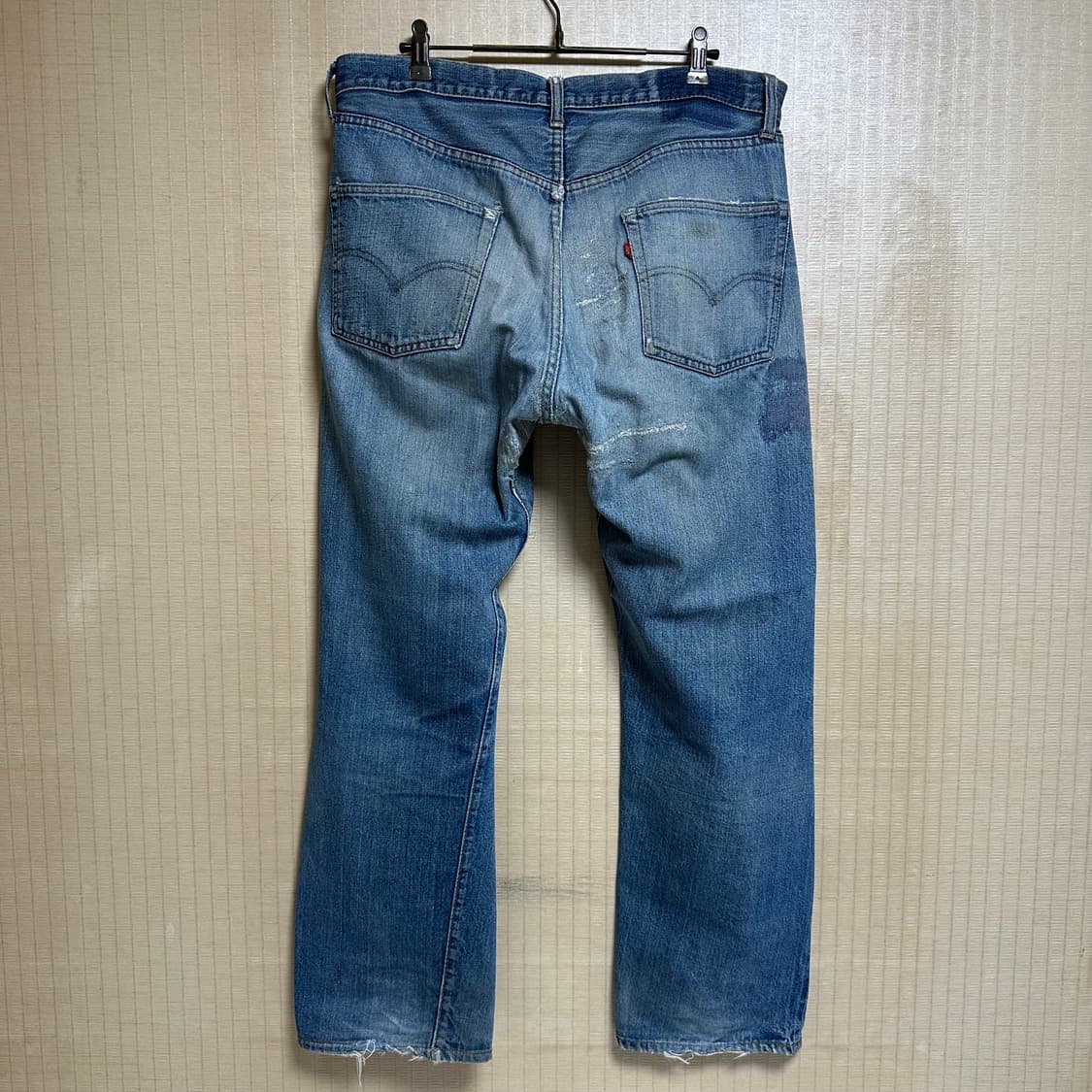 70s 66전기 빈티지 리바이스 501 셀비지 청바지 상품이미지5