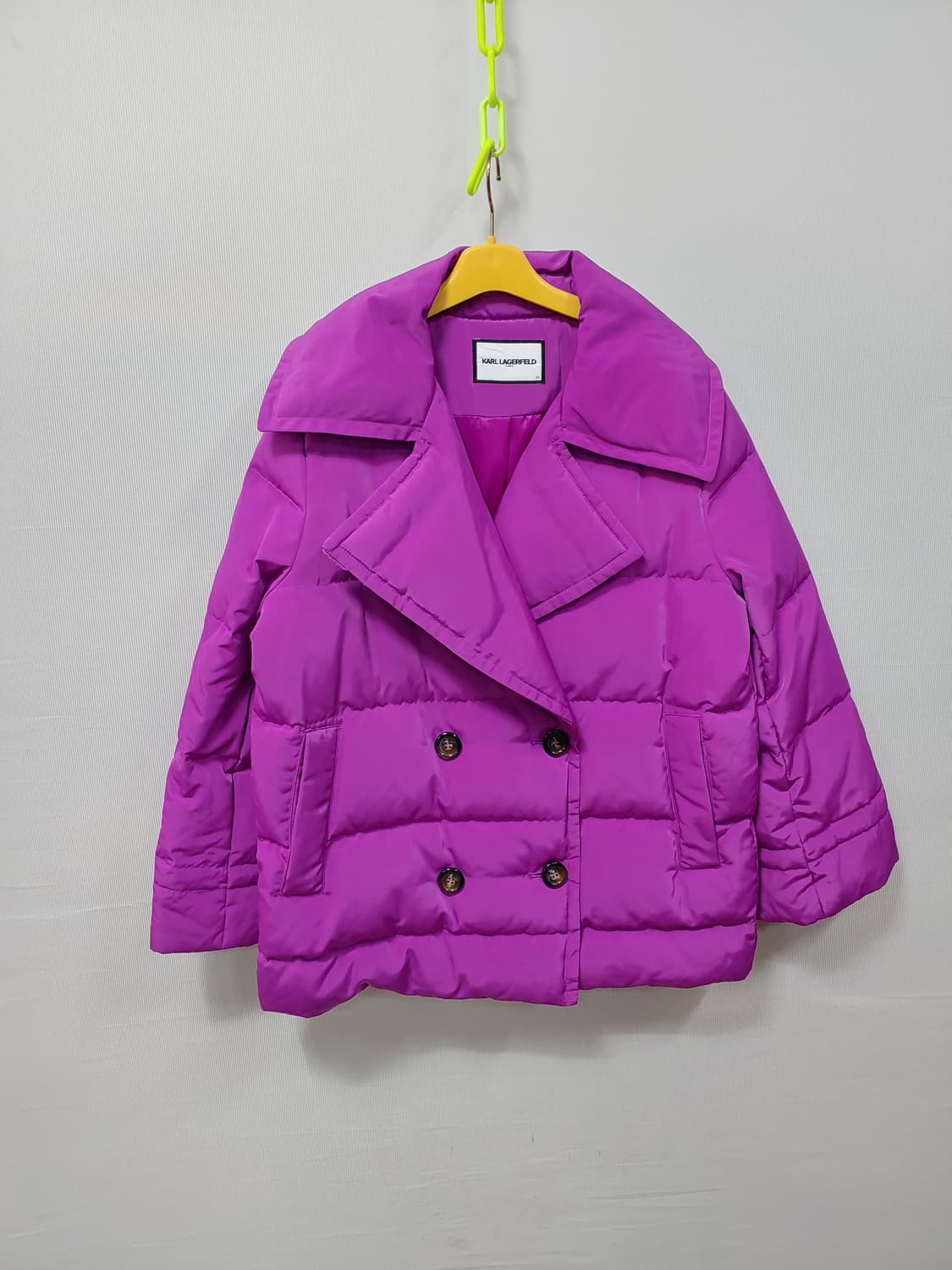 칼 라거펠트 구스다운 퍼플 숏패딩 55~66 상품이미지1