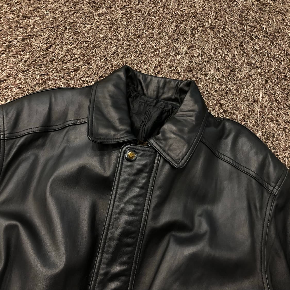 타운젠트 빈티지 양가죽 레더 코트 가죽 자켓 상품이미지3