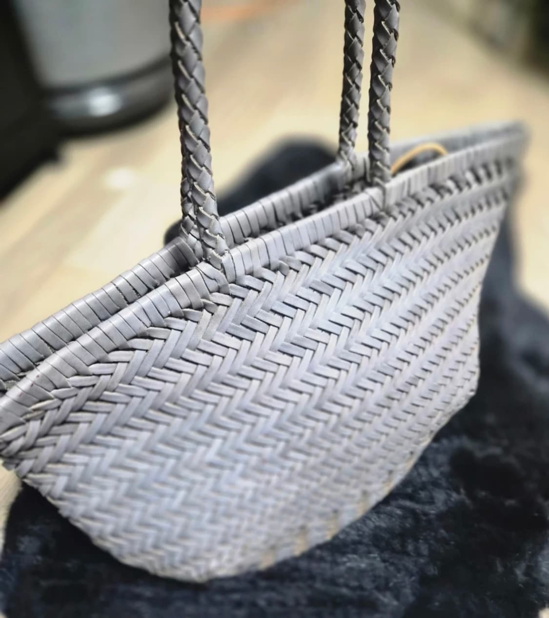 이탈리아 토스카나 프리미엄 천연소기죽  위빙백 상품이미지3