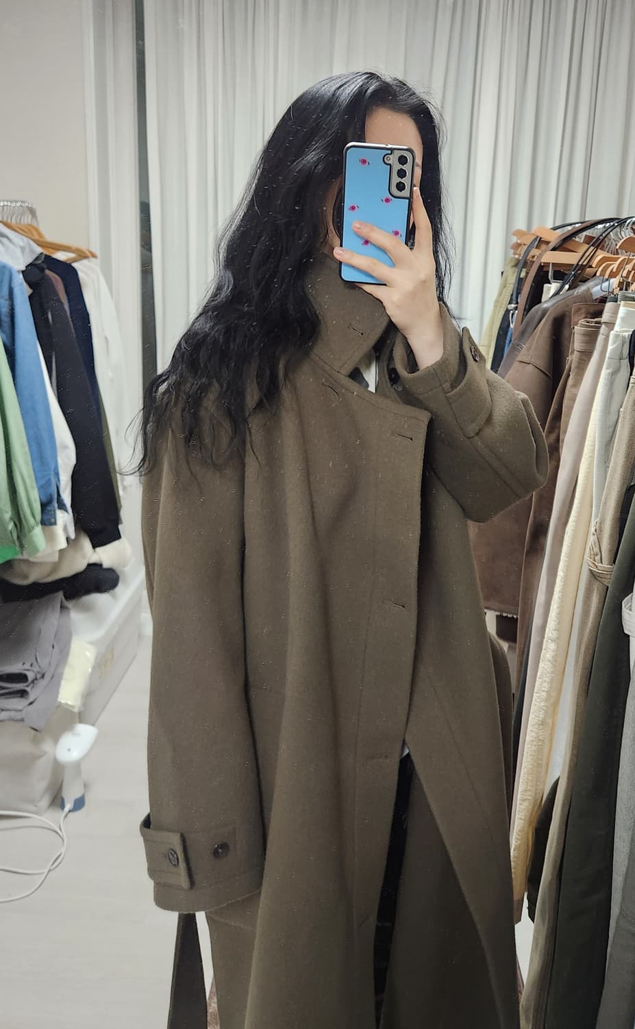 르메르 25FW 랩코트 다크스쿼럴 S 사이즈 판매합니다 상품이미지7