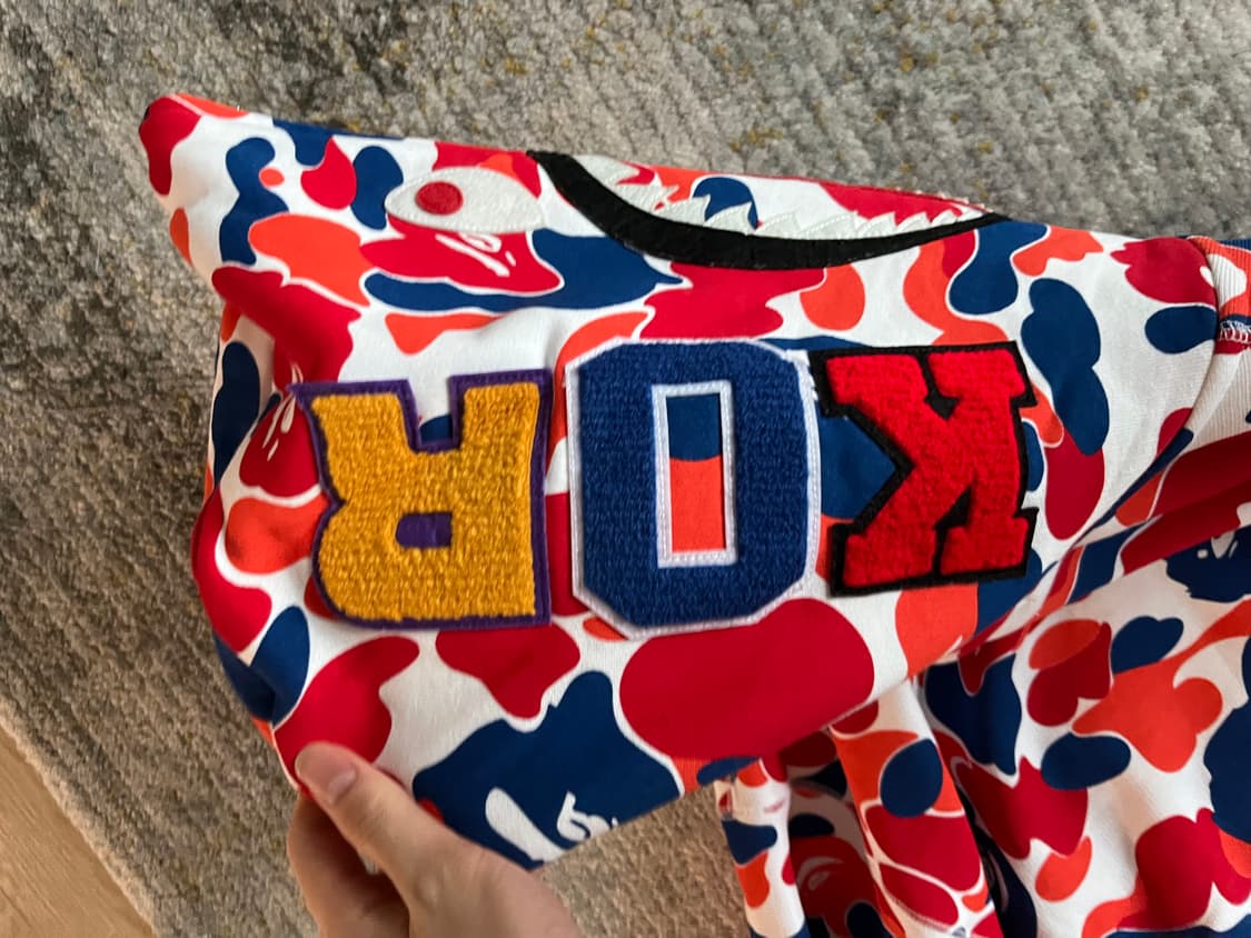 베이프 한국 한정 샤크후드 상품이미지7