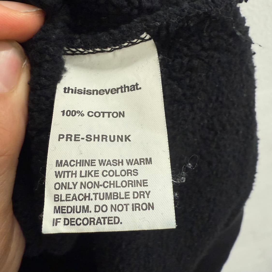 디스이즈네버댓 초판 navy study 맨투맨 상품이미지3