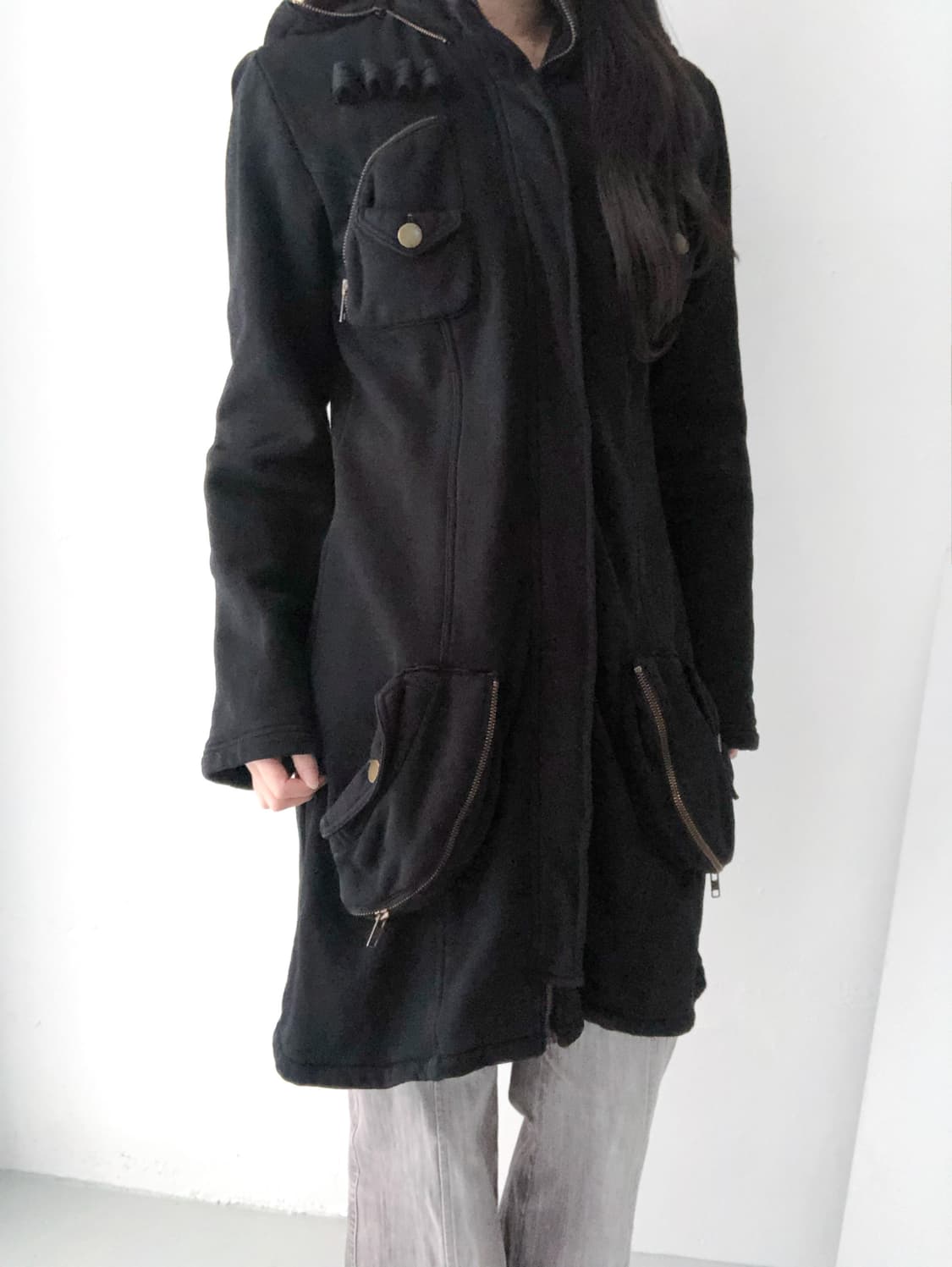 vintage zip-up long jacket 상품이미지8