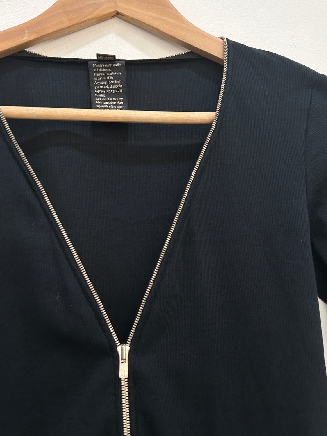 Sov. 롱 슬리브 가벼운 집업 가디건 블랙 Japan 상품이미지2