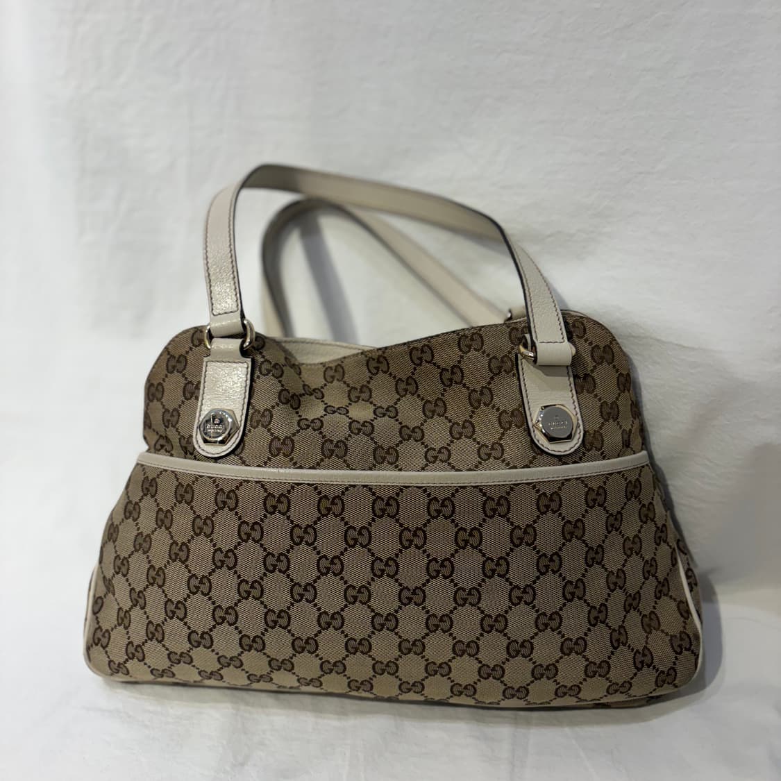 구찌 GG로고 캔버스 호보 숄더백 토트백 가방 상품이미지1