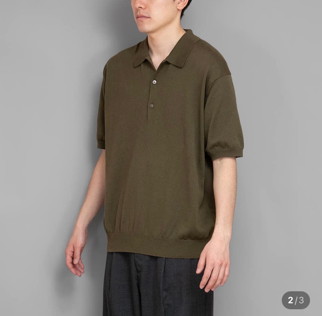 [3] 아프레쎄 24SS Cotton Knit S/S Polo 상품이미지1