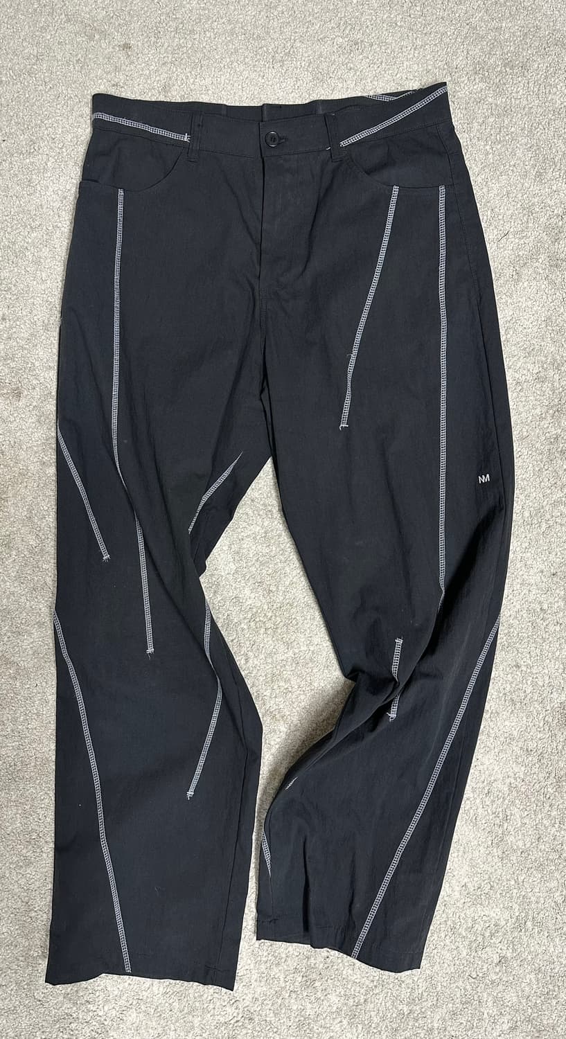 노매뉴얼 S.L pants-black  상품이미지2