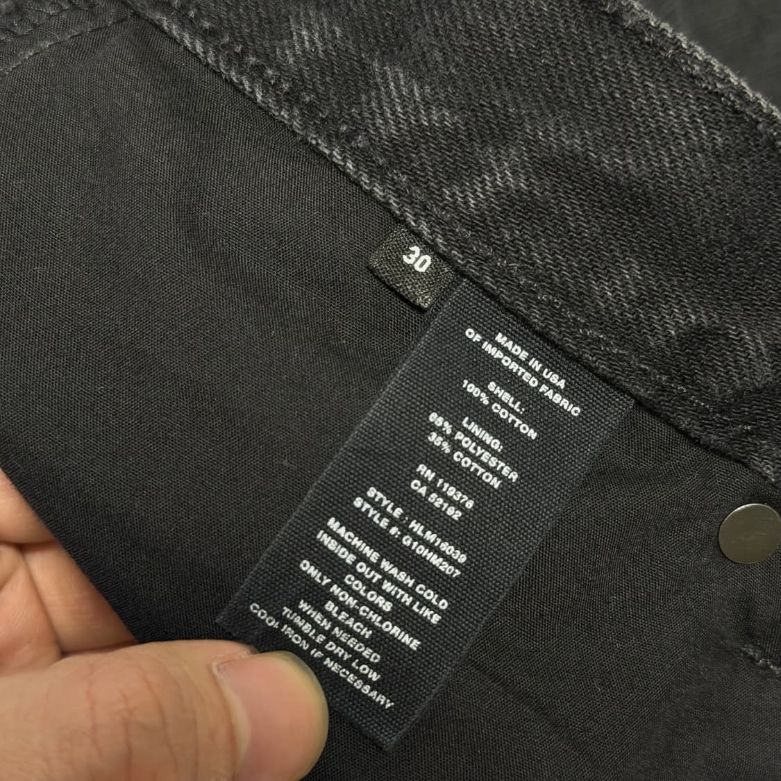 헬무트랭 더블포켓 데님팬츠 30 상품이미지6