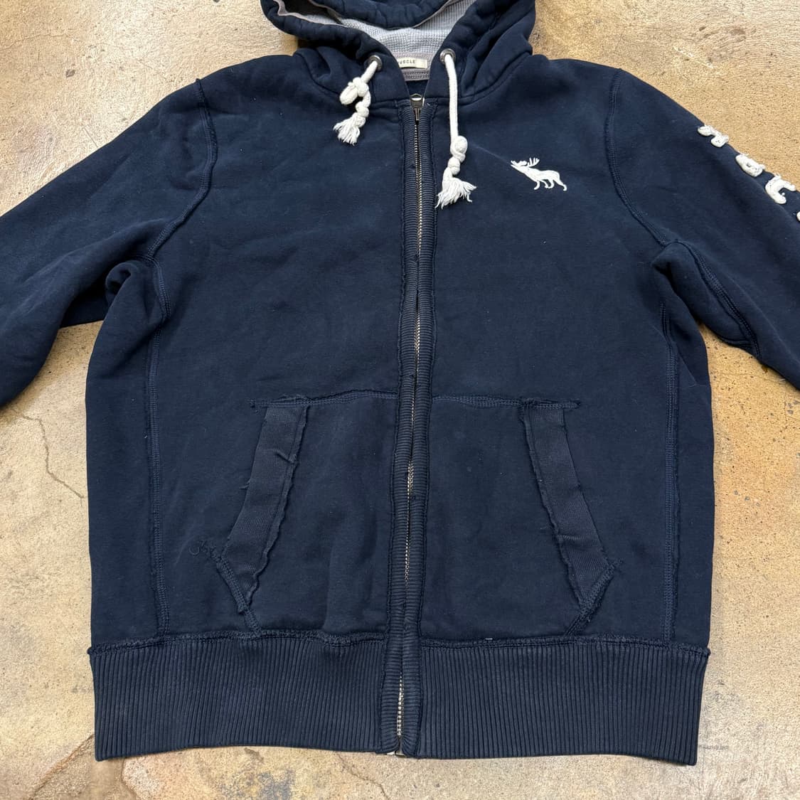 아베크롬비 네이비 후드집업 상품이미지3