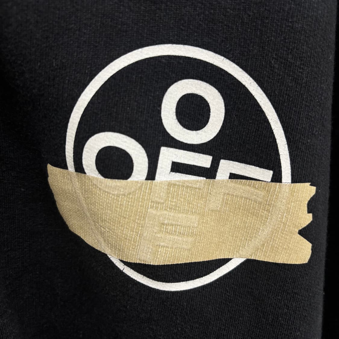 [L]오프화이트 테이프 에로우 후드집업 상품이미지2