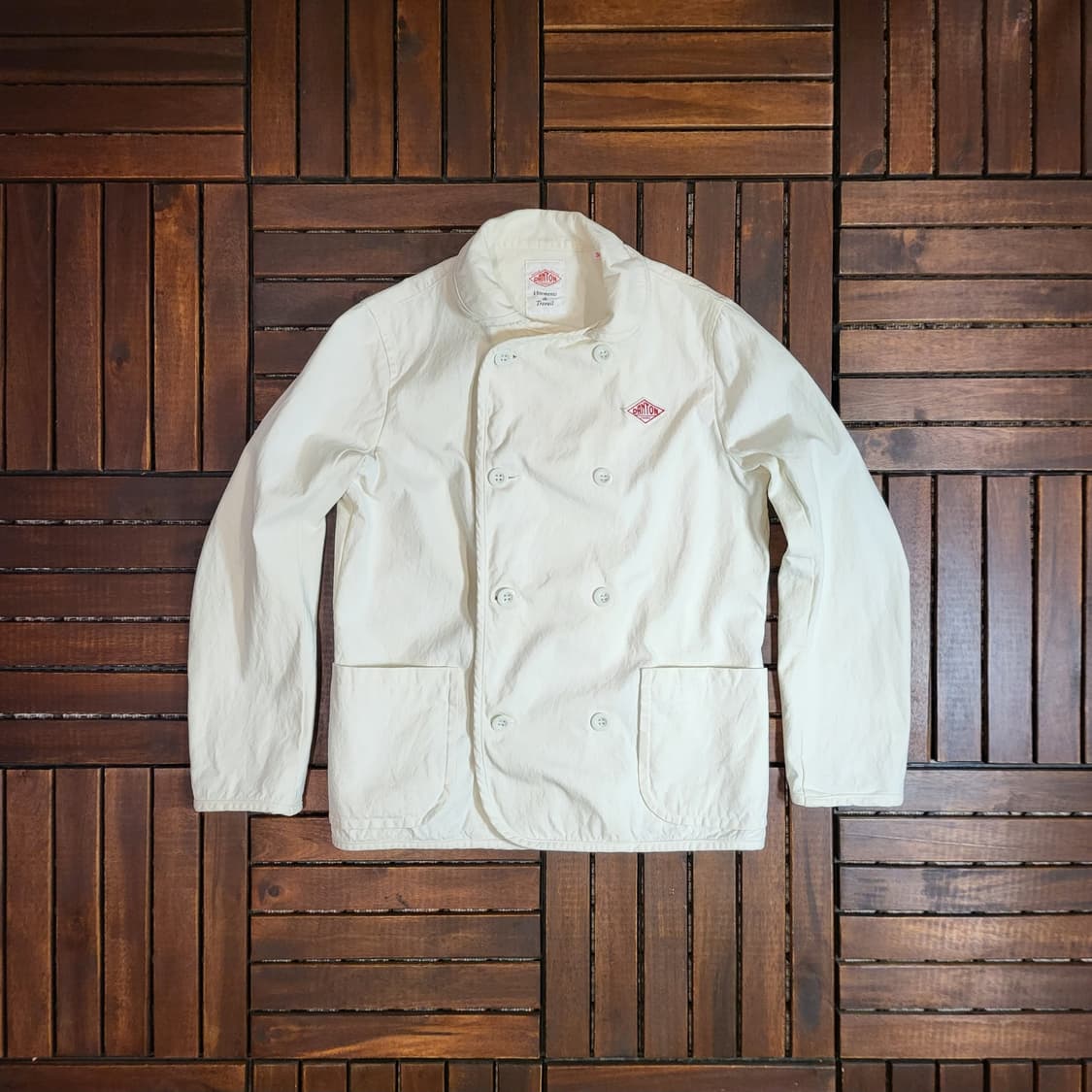 단톤(DANTON)브레스티드 코튼 자켓 (36) made in Japan 상품이미지1