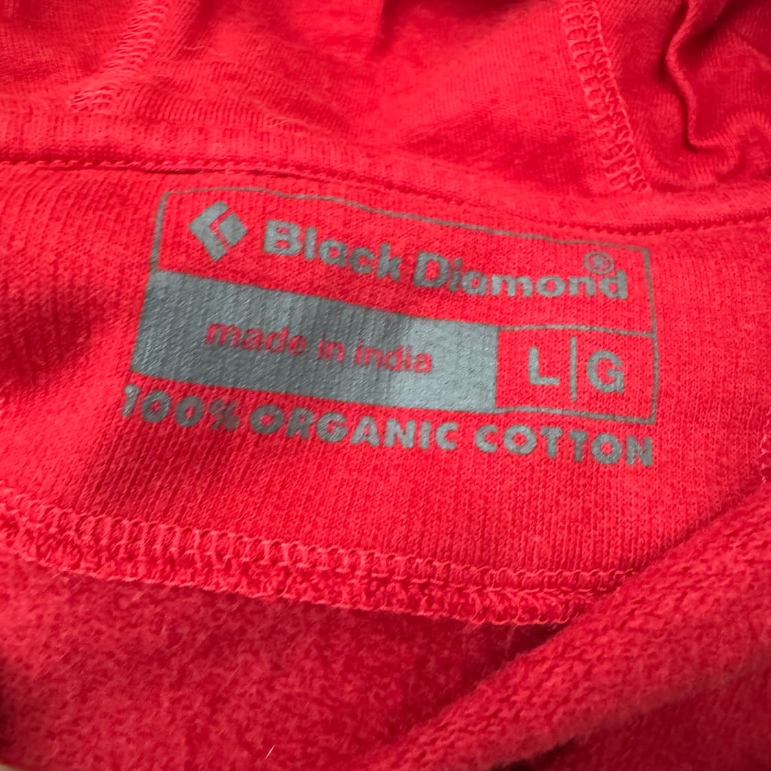 L(105) 블랙다이아몬드 오가닉 코튼 후드 집업  상품이미지7