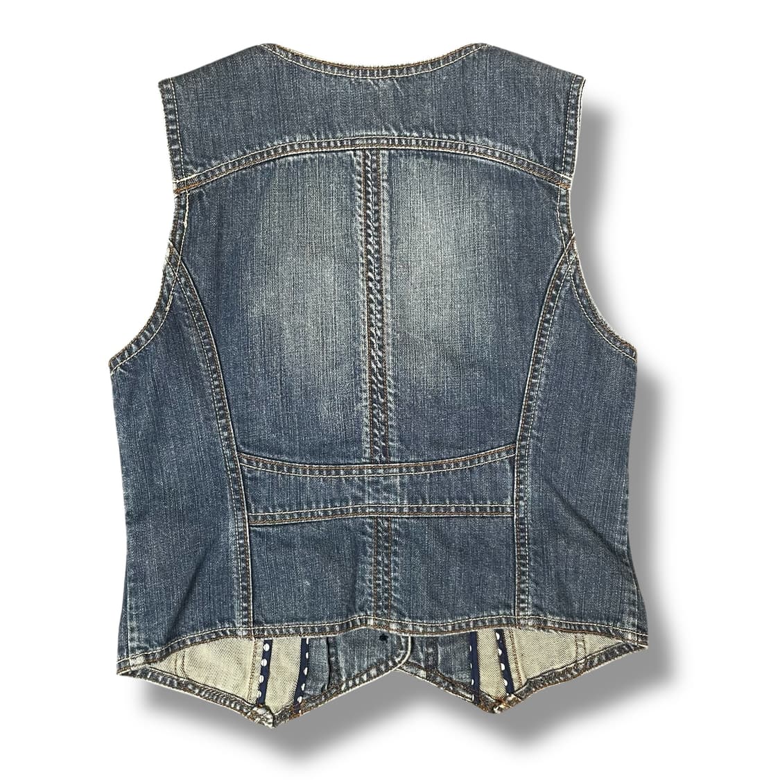 에드윈 도트 투포켓 빈티지 데님 베스트 100 상품이미지2