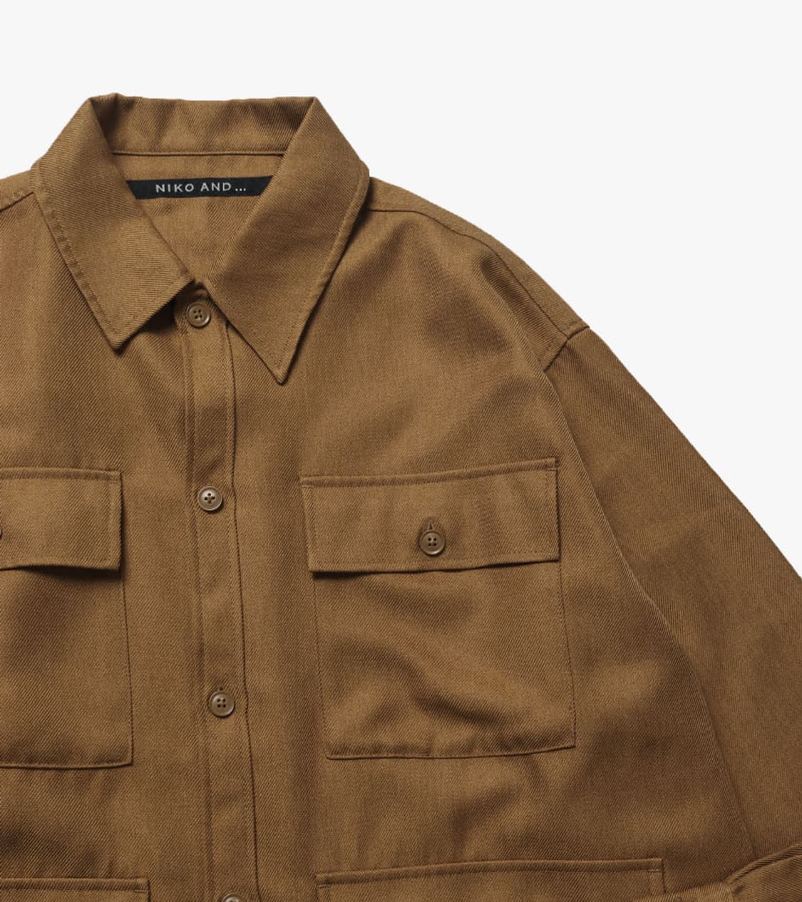 NIKO AND - MULTI POCKET SHIRT JACKET 상품이미지4