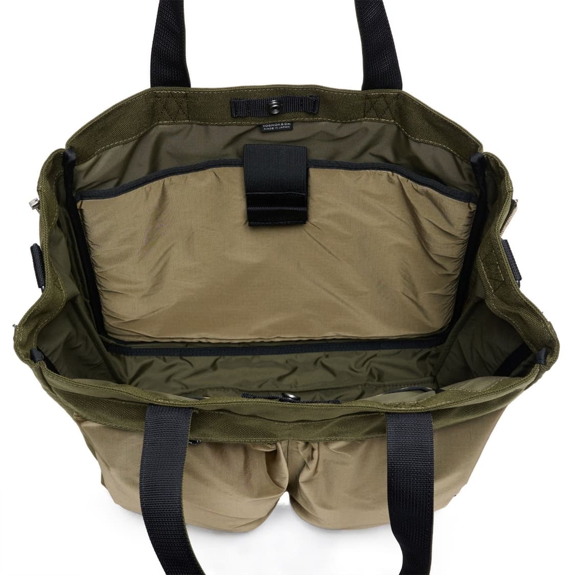 포터 오리지널 투웨이 토트백 L 카키 샌드컬러 새상품 상품이미지10