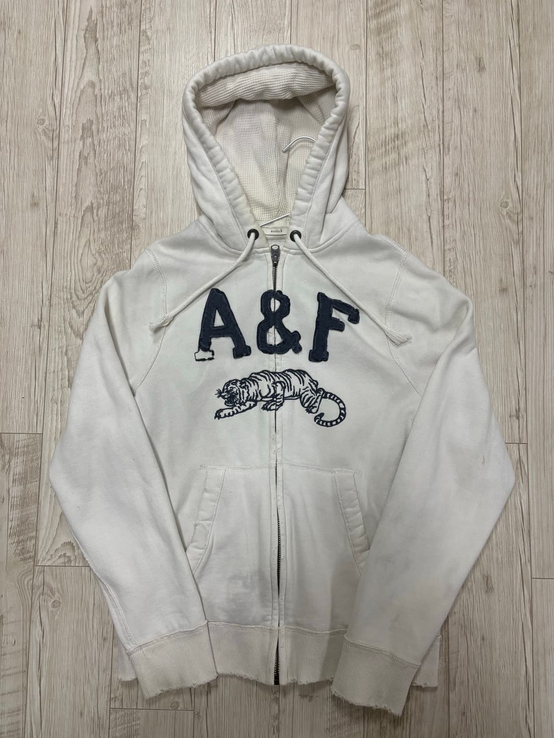 아베크롬비 후드집업 화이트 xl 상품이미지1