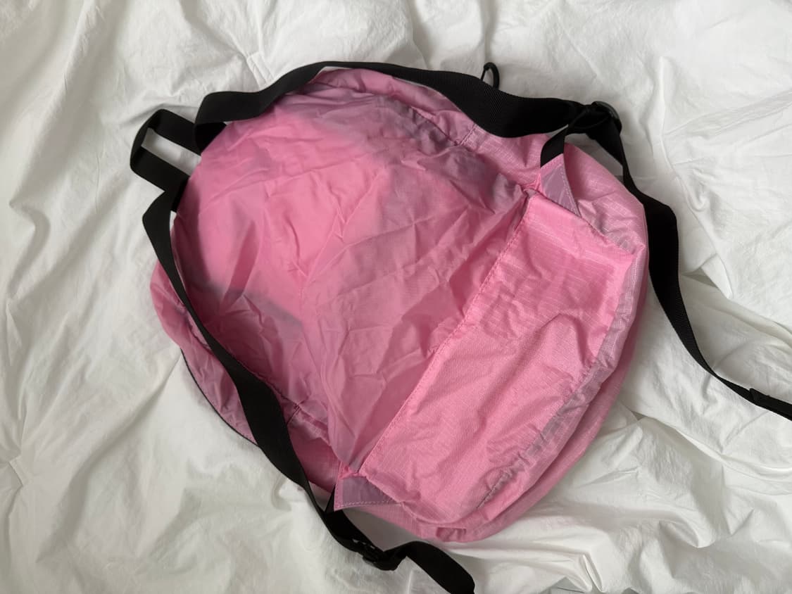 미스치프 나일론 백팩 핑크 상품이미지2