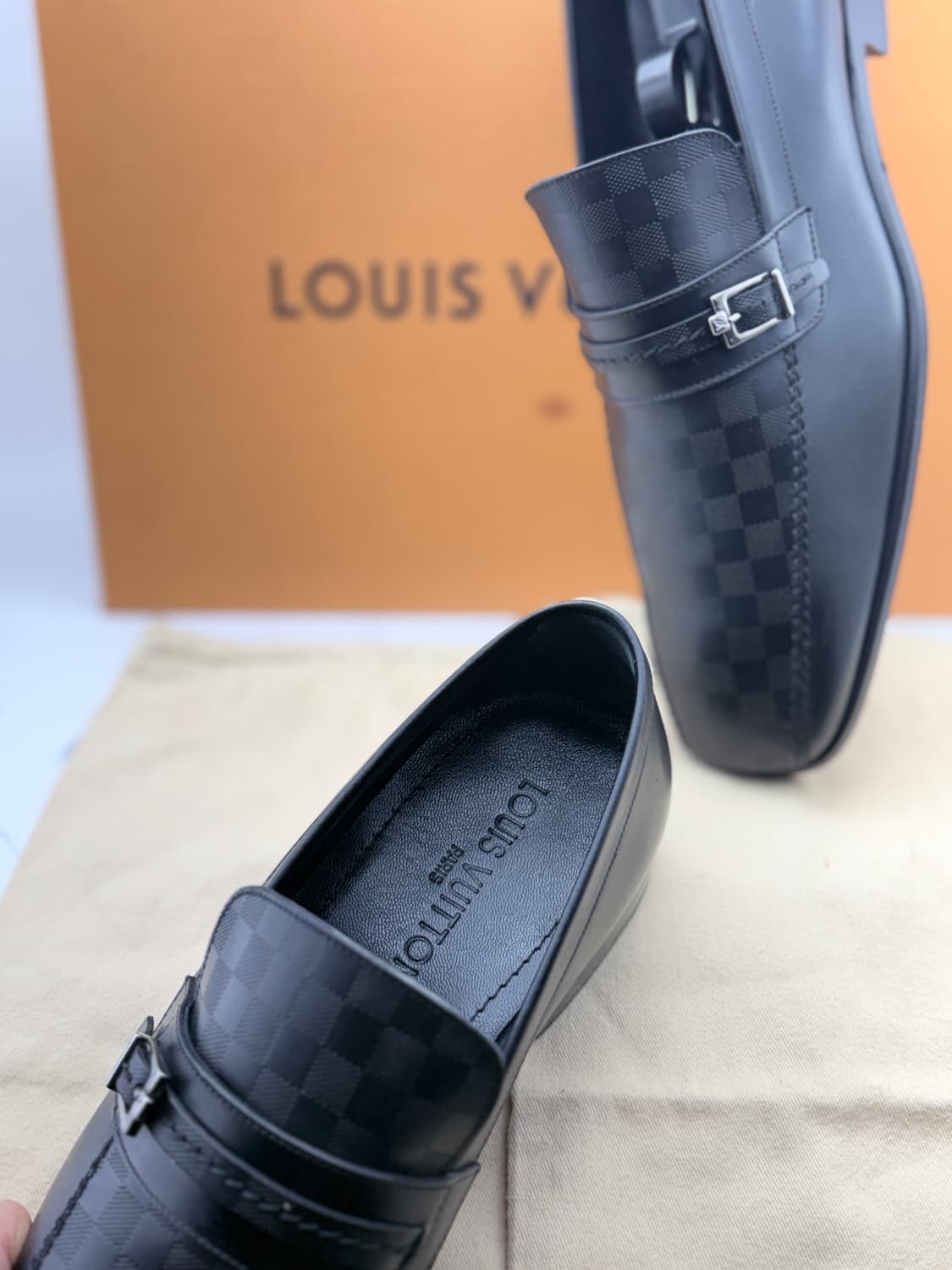 정품)루이비통 다미에 구두 255 상품이미지9
