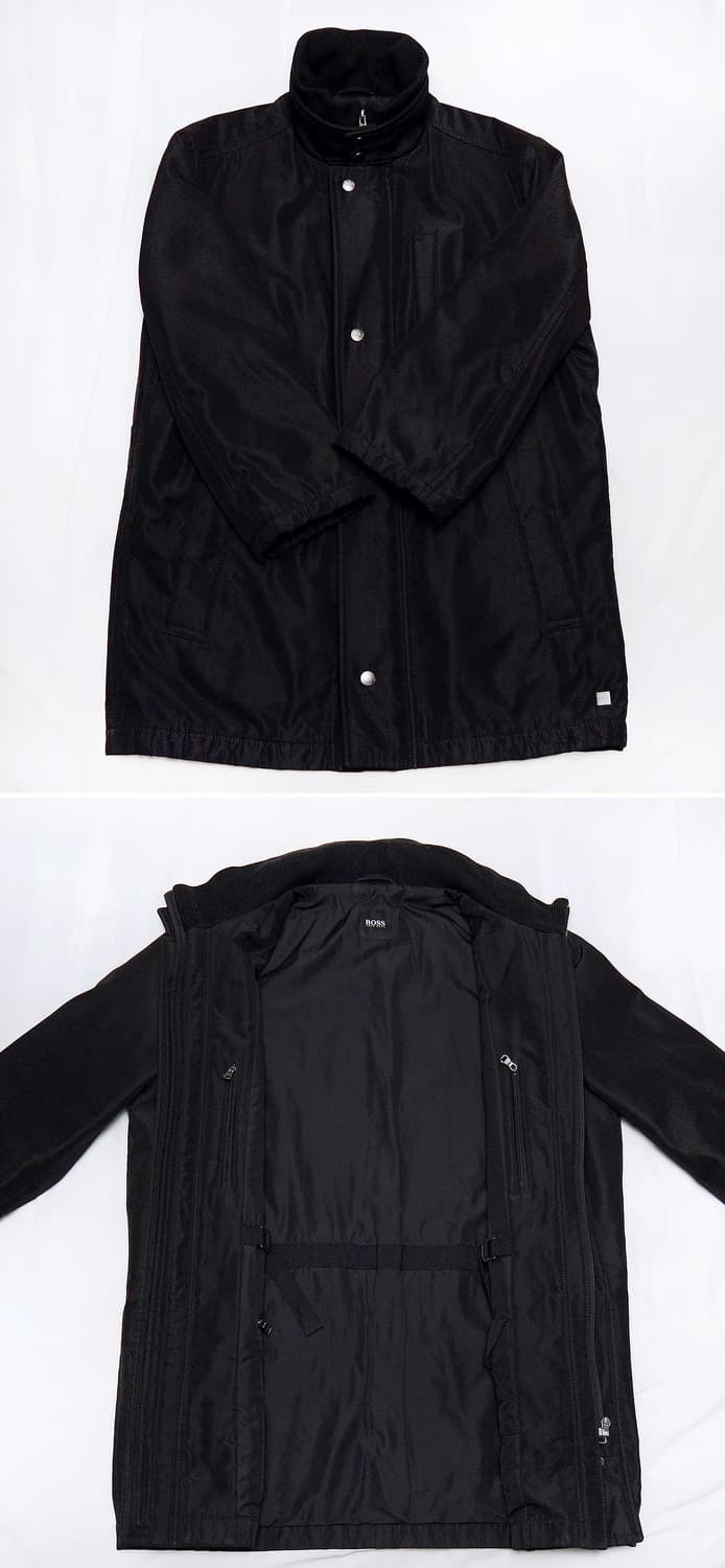 휴고 보스 코룸 더블 카라 패딩 코트 오버 자켓 (48 / 105+) 상품이미지3