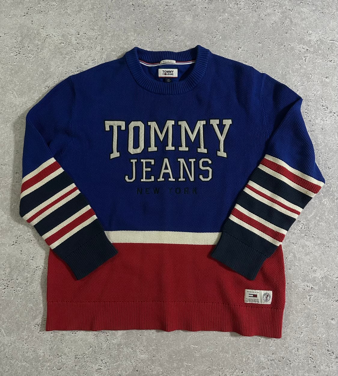 타미진스 컬러블록 니트 스웨터 상품이미지2