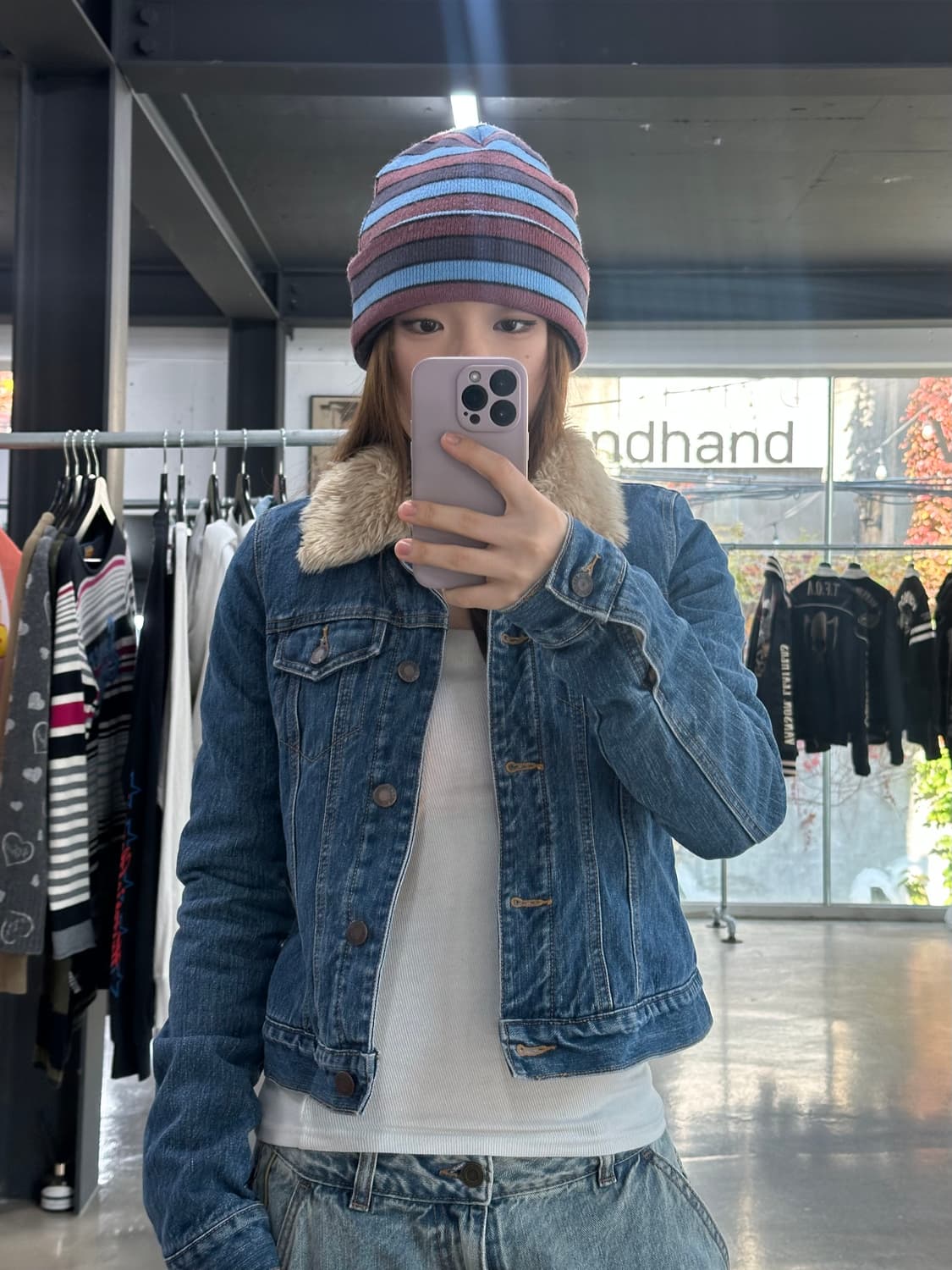 아베크롬비 양털 퍼 데님자켓 상품이미지3