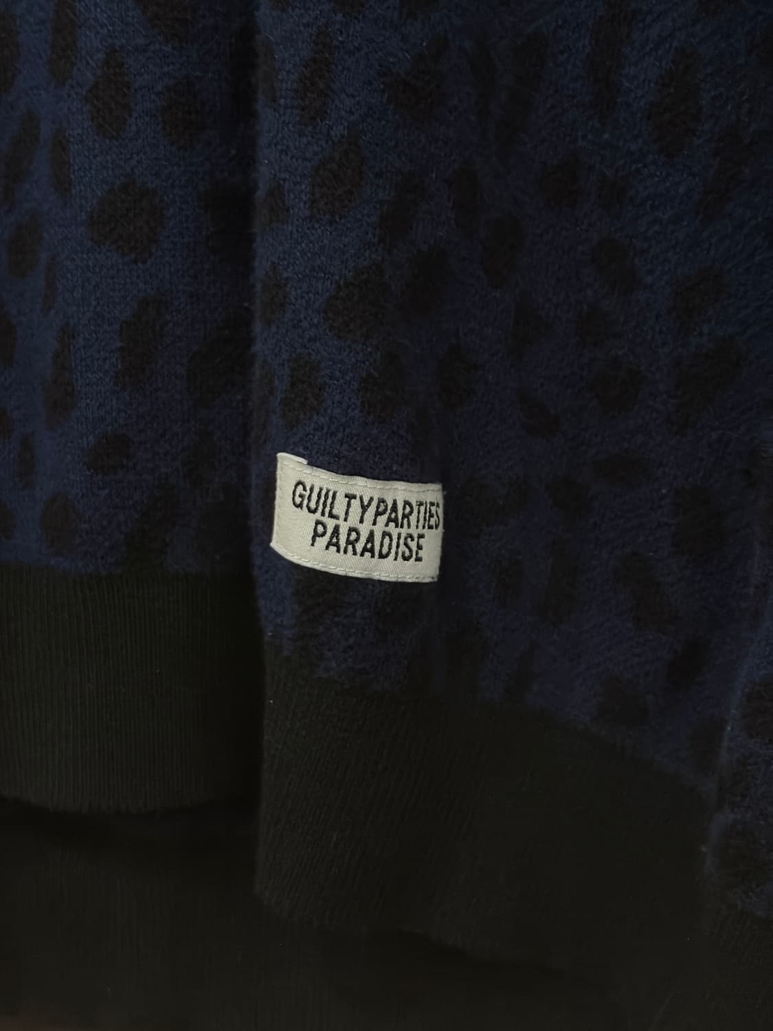 J48 와코마리아 레오파드 자카드 폴로 셔츠  상품이미지2