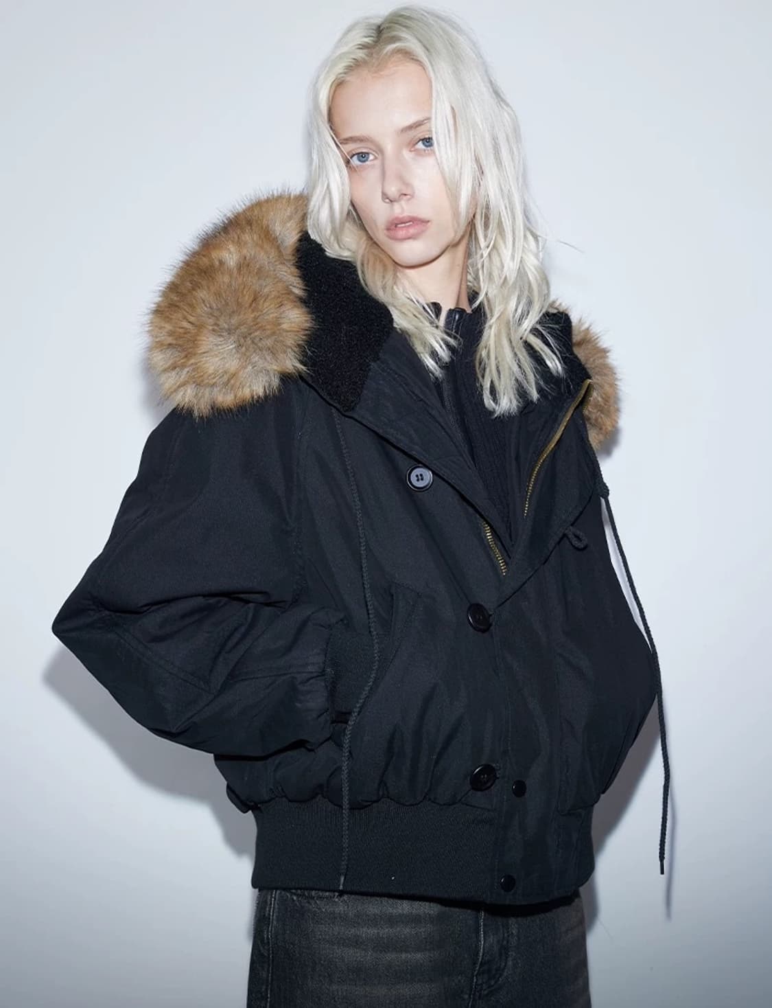 AHNKANK바른 후드 워크 패딩 상품이미지1