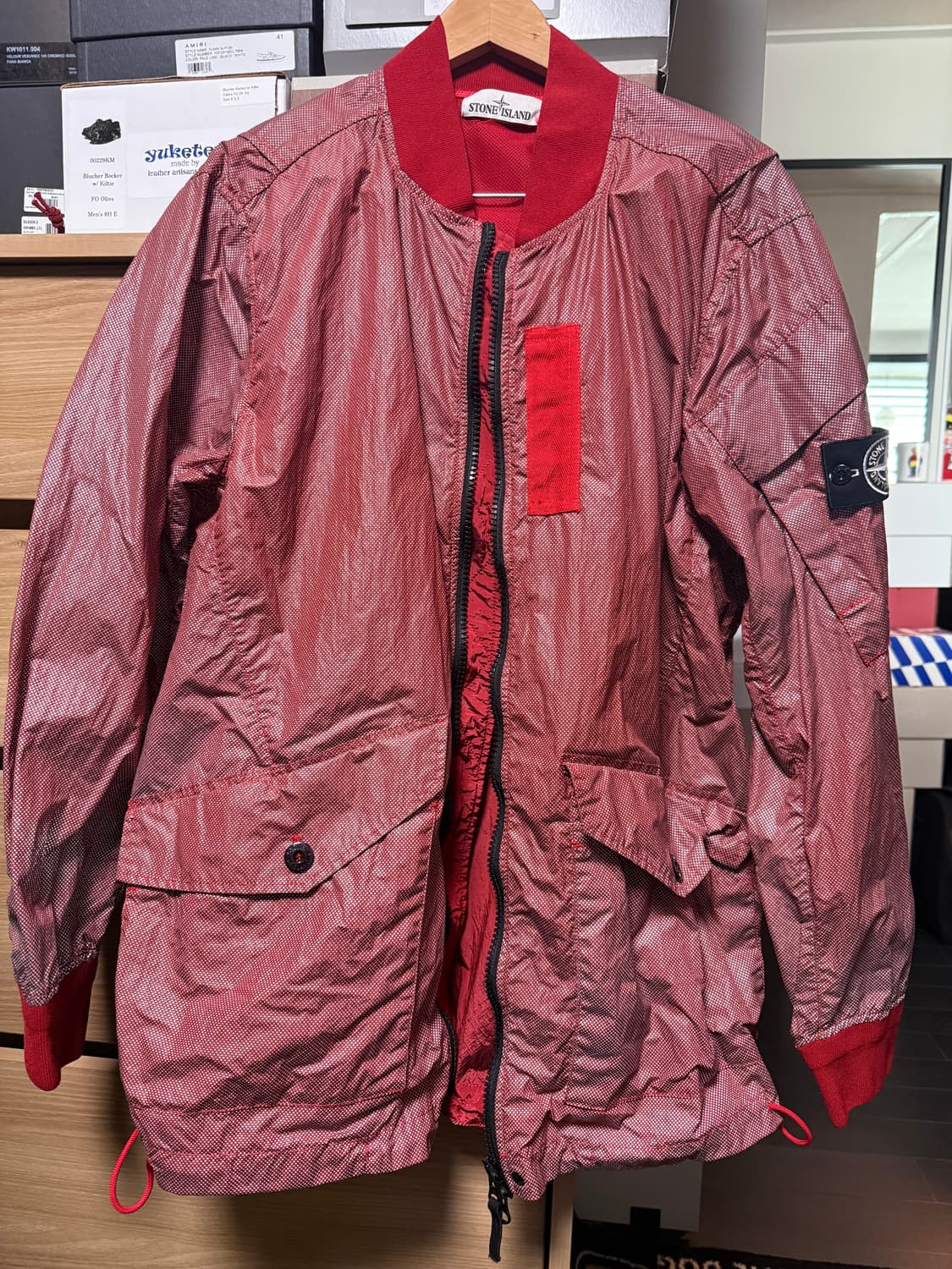 스톤아일랜드 반사 걍량 자켓 상품이미지1