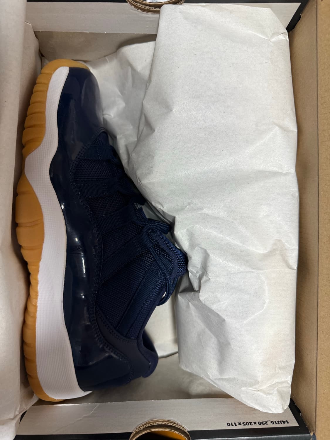 에어 조던 11 레트로 로우 네이비 검 7Y 상품이미지6