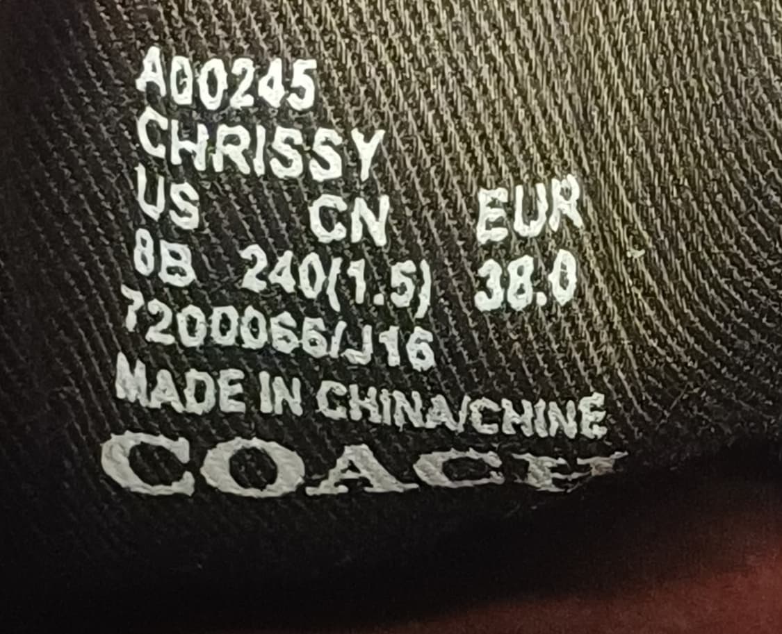 코치(COACH) 크리시 시그니처 자카드 슬립온 (A+급) 상품이미지6