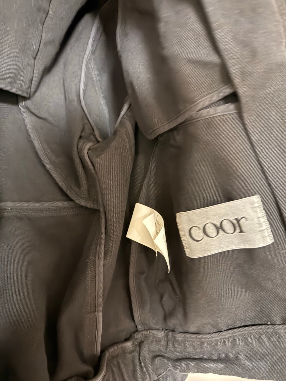 쿠어 오버다잉 페이디드 데미지 워크 자켓 상품이미지2