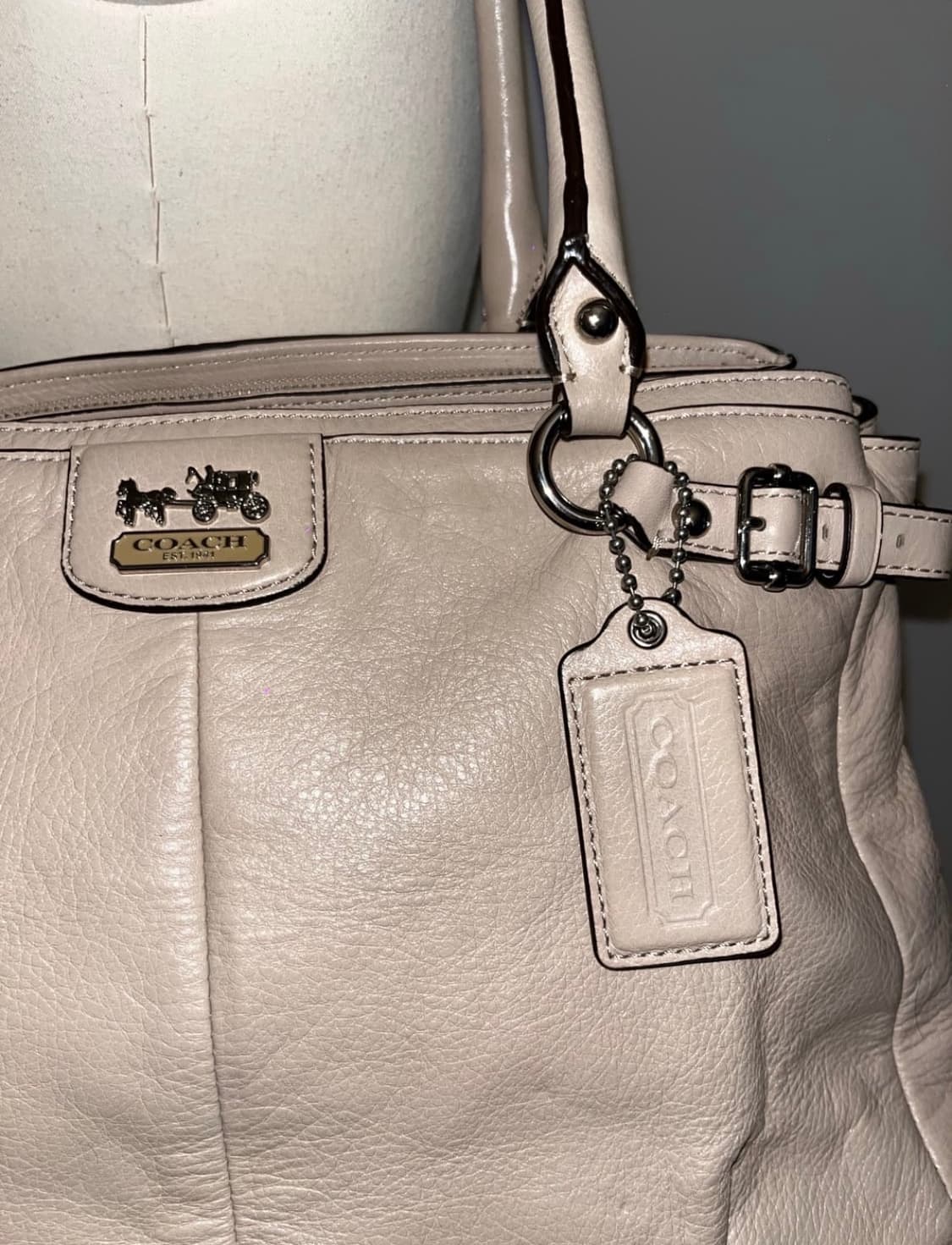 Coach beige pink shoulder bag 상품이미지3