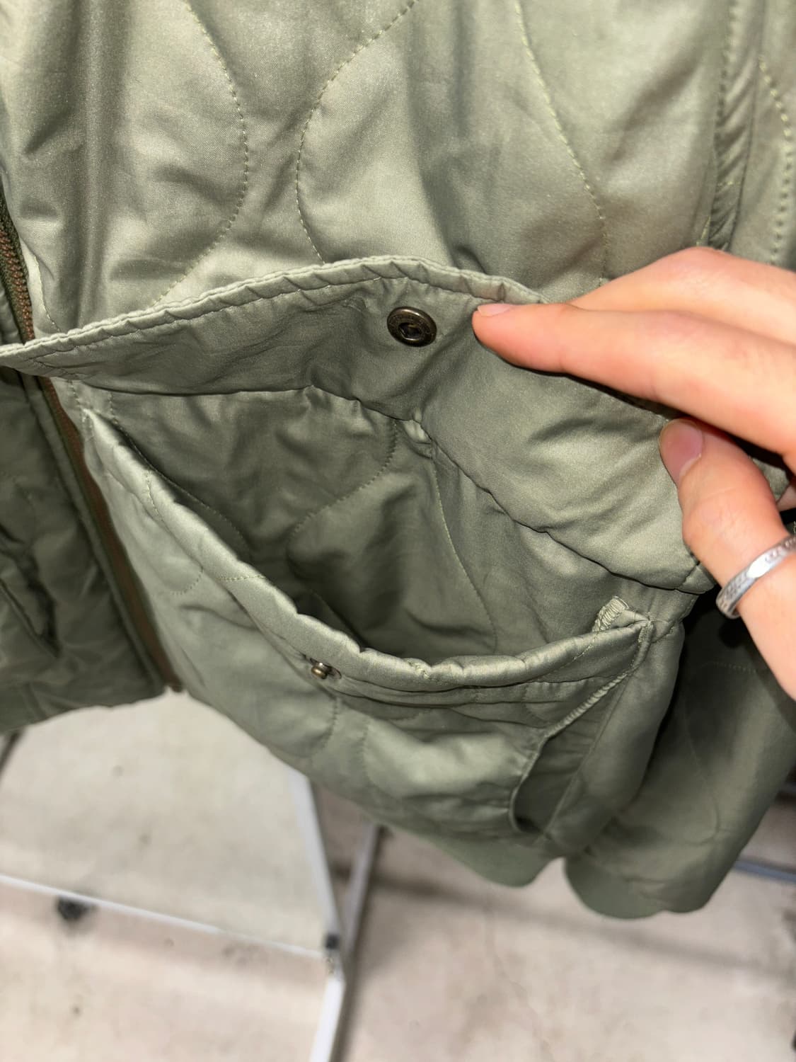 모시모 퀄팅 점퍼 상품이미지5