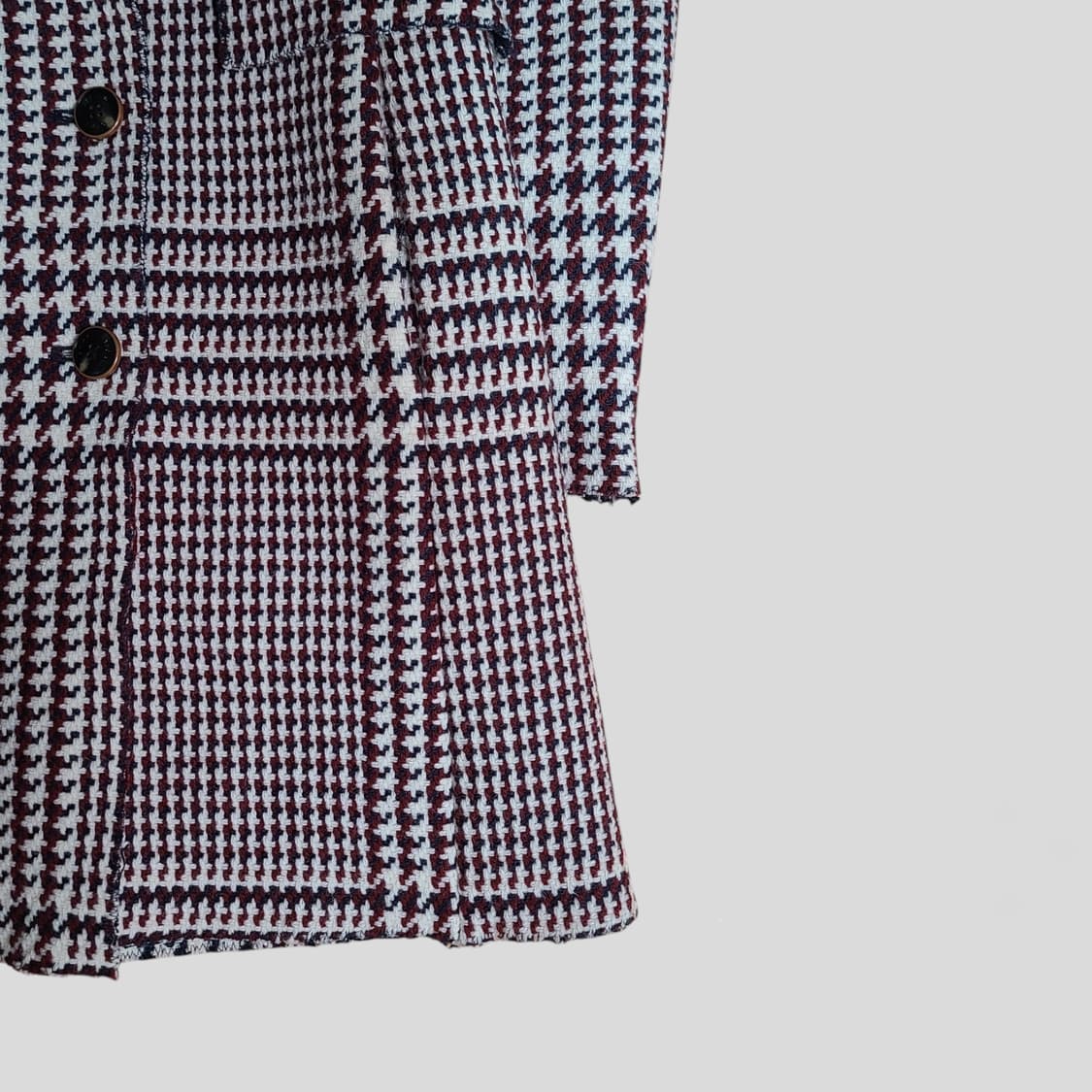 타미힐피거 여성 체크 울 코트 상품이미지3