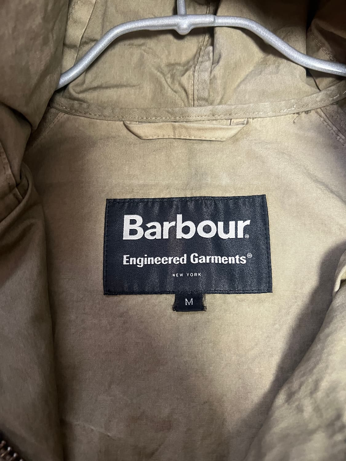 엔가 바버 하이랜드 파카 샌드 M 상품이미지4