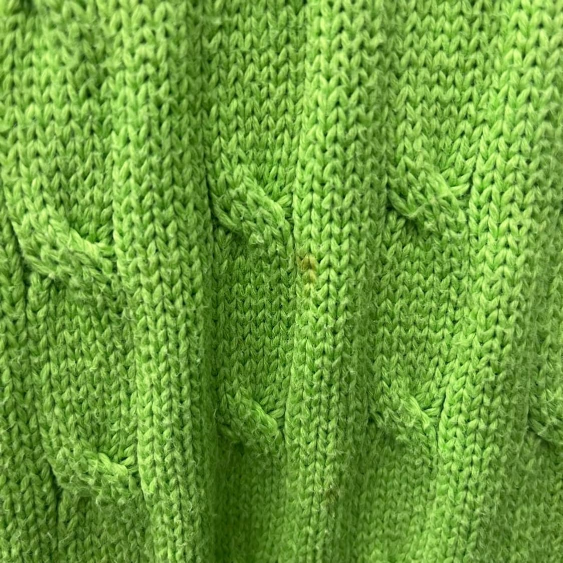 폴로 랄프로렌 포니 로고 꽈배기 니트 스웨터 그린 상품이미지7