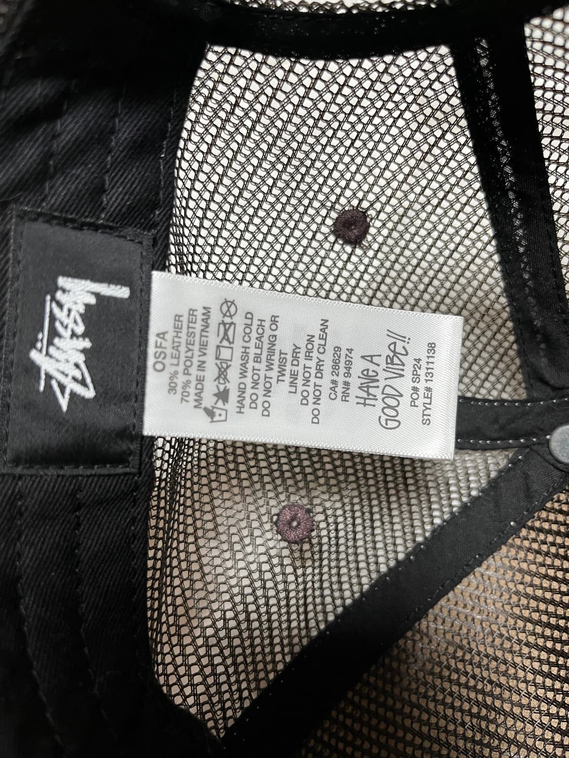 스투시 로우프로 트러커캡 브라운 상품이미지3