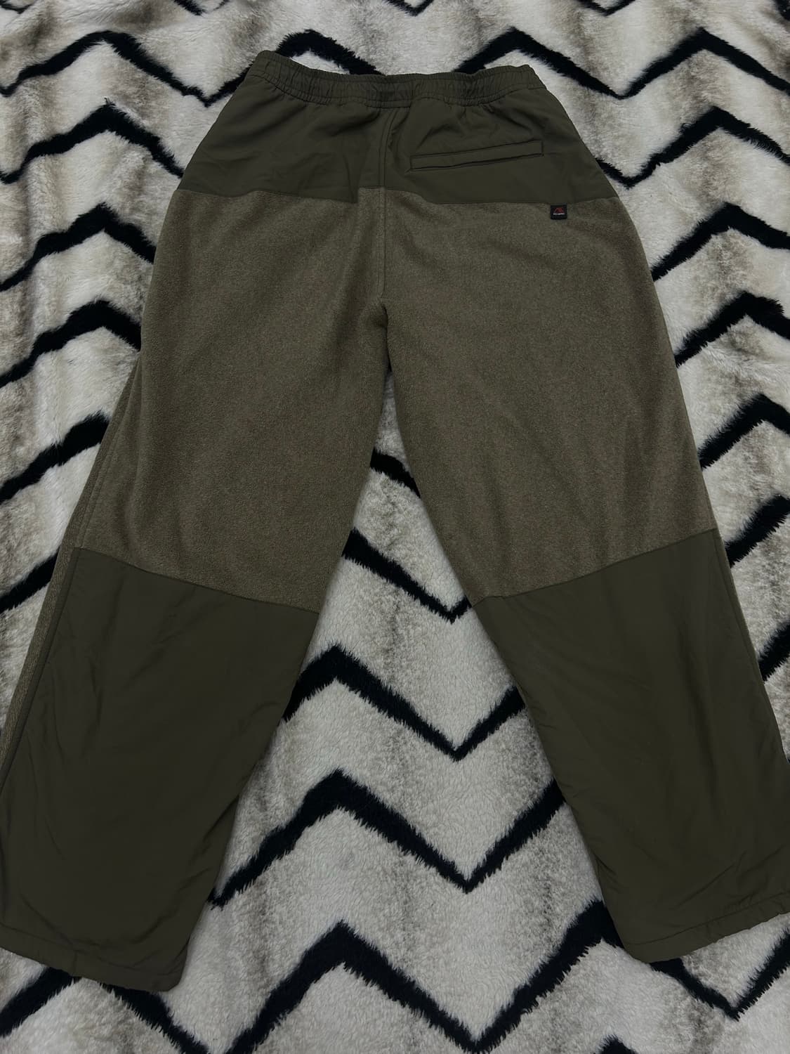 [L]스컬프터 폴라텍 와이드 트레이닝 팬츠/멜라지브라운 상품이미지5