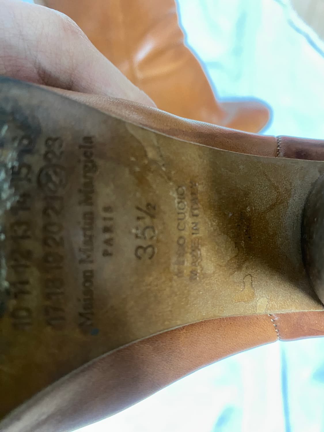 마르지엘라 레더 부츠 상품이미지2