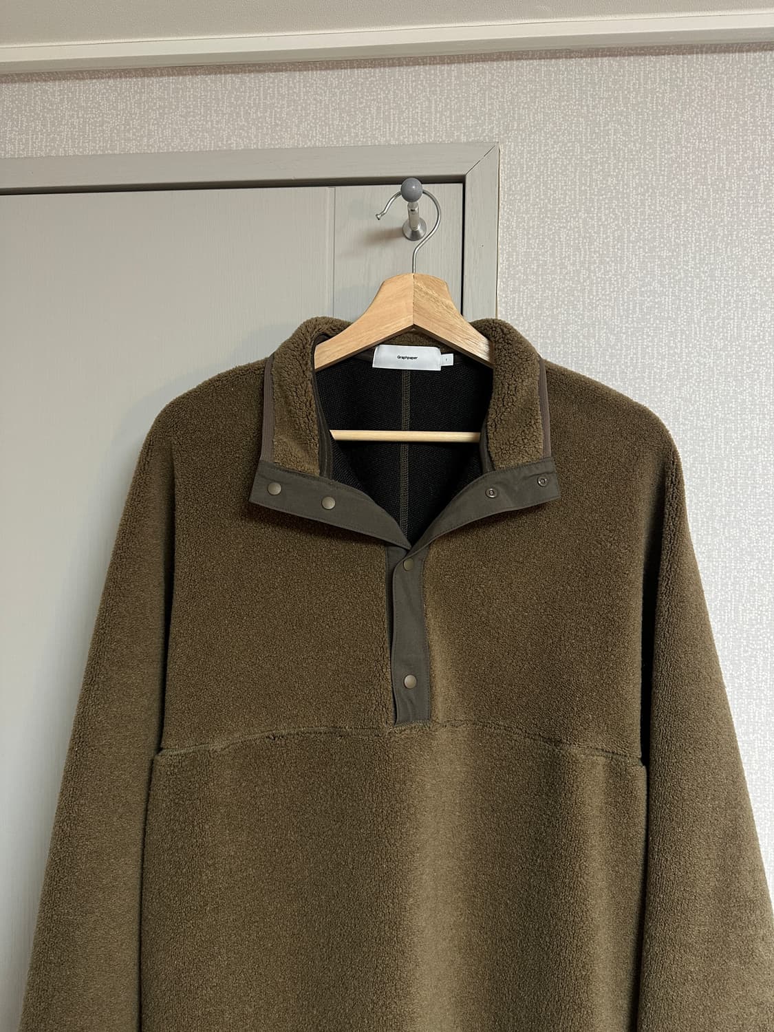 그라프페이퍼 울 보아 플리스 풀오버 상품이미지4