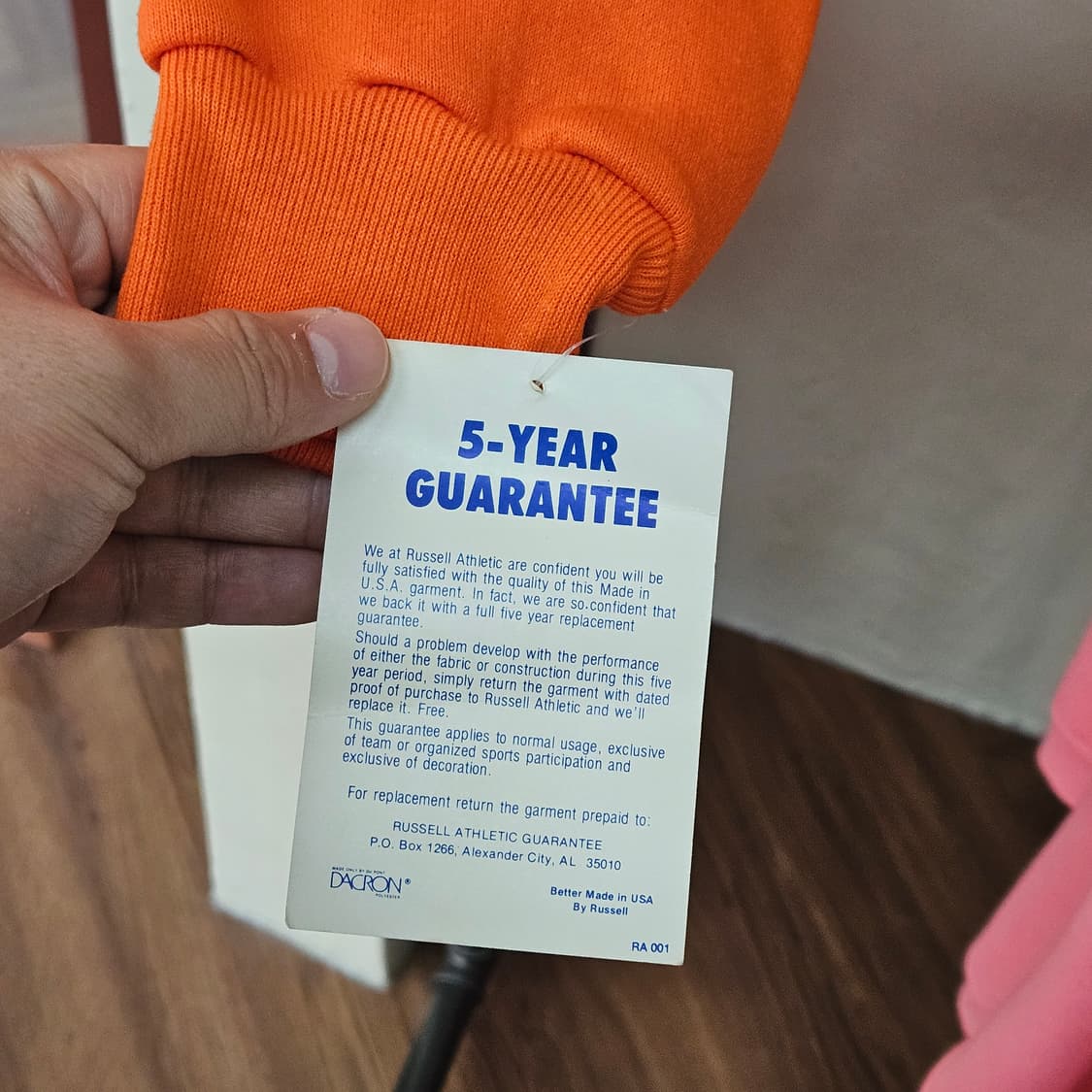 90s 러셀 스웻 데드스탁 상품이미지4