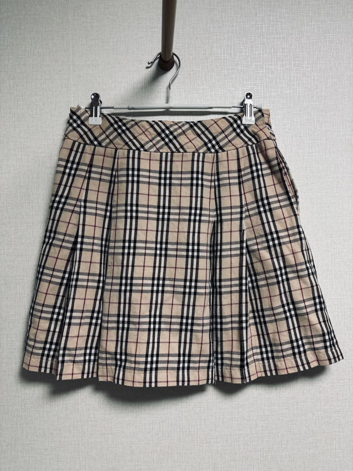 BURBERRY LONDON 노바 체크 플리츠 스커트 상품이미지2
