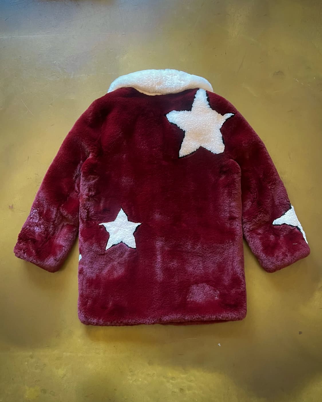 GUESS 2016 Season Star Pattern Fur Coat 상품이미지10