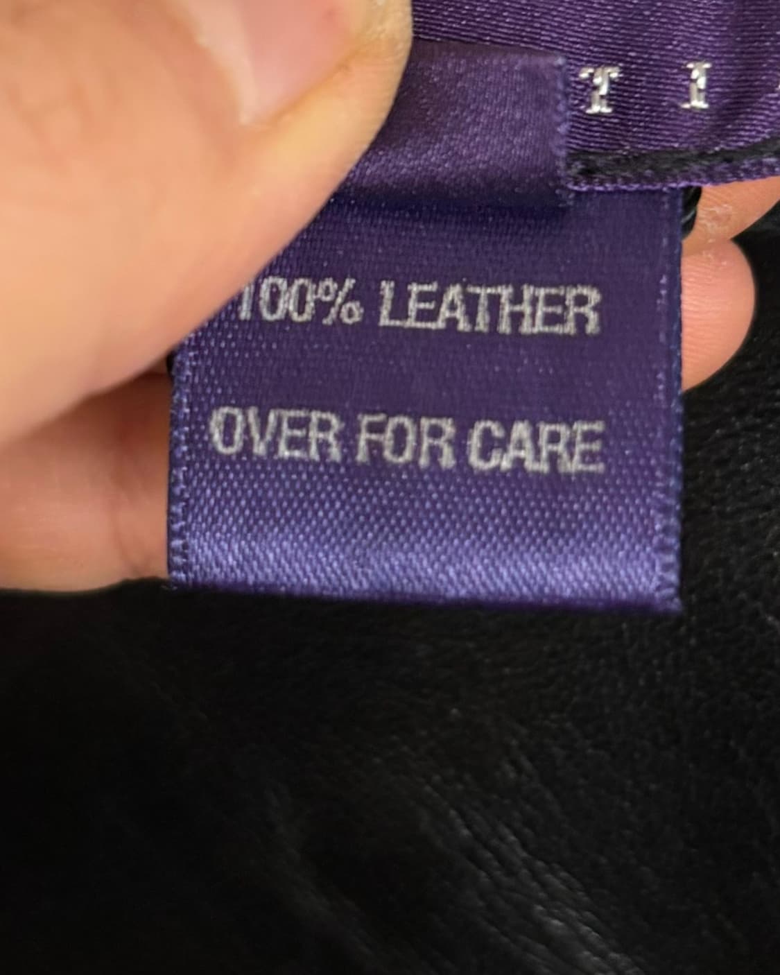 랄프 로렌 퍼플라벨 레더 롱스커트 상품이미지7