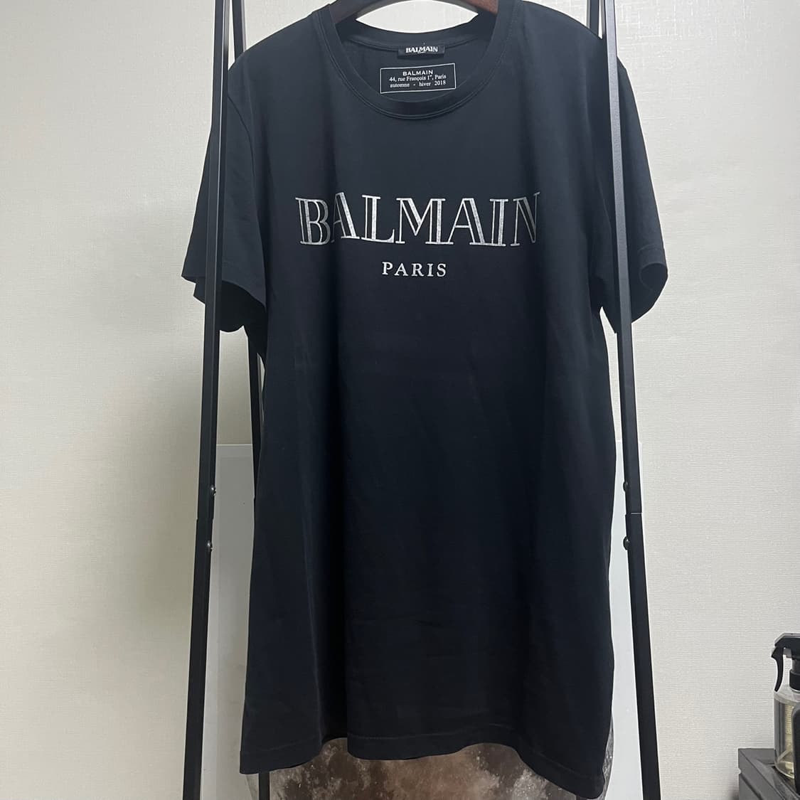 정품 XL) 발망 메탈릭 로고 티셔츠 100~105 상품이미지1