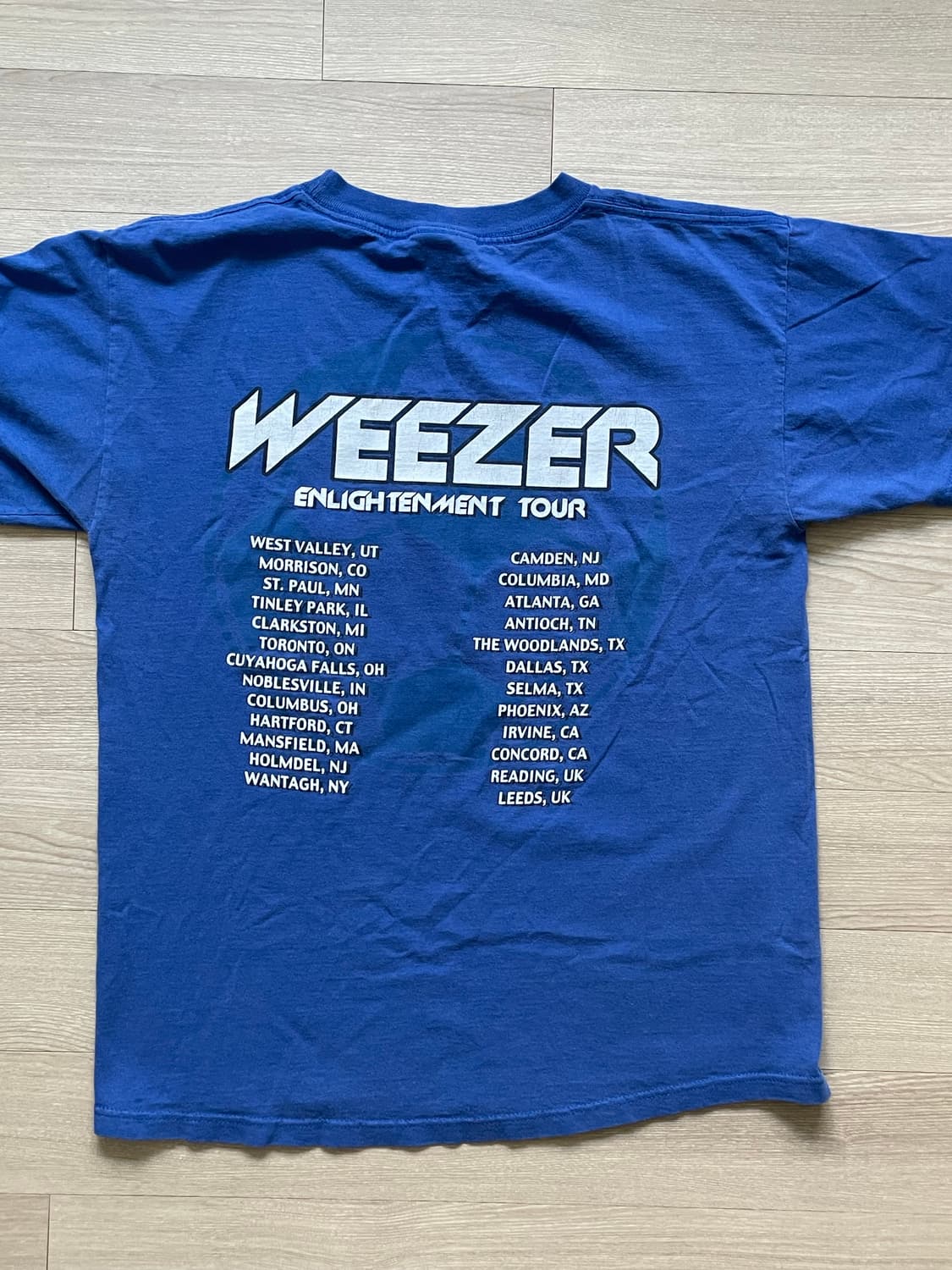 2002 Weezer Enlightenment Tour 티셔츠 상품이미지6