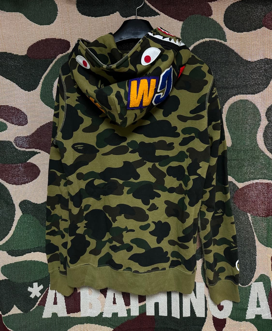 [ S ] 베이프 샤크 후드집업 녹계 상품이미지3