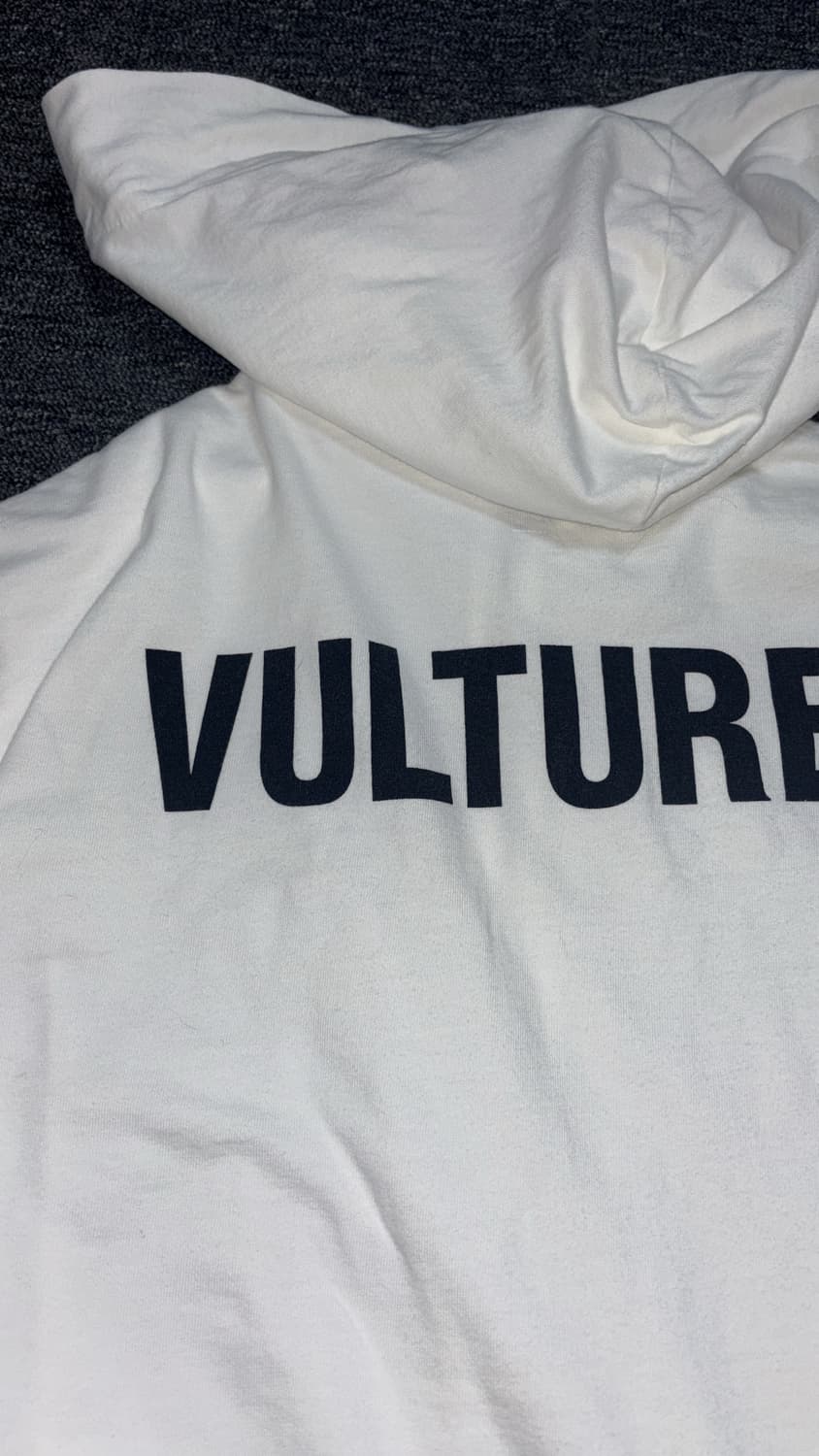 칸예 웨스트 YE 벌처스 후드 집업 리스닝 파티 화이트 상품이미지1